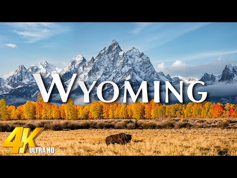 Wyoming (4K UHD) - Cinematic Fall Landscapes & Majestic Mountains | Epic Autumn Tour