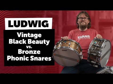 Vintage Ludwig Black Beauty vs Bronze-Phonic — Brass or Bronze?