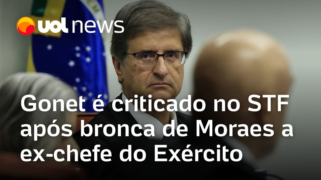Gonet é criticado no STF e festejado por defesas após bronca de Moraes a ex-chefe do Exército