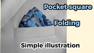 4 Amazing Ways to fold Pocket Square Easily || How to fold Pocket Square for suit