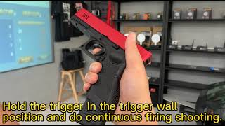 How to use F22 laser shooting traning system to do shooting drills indoor