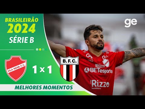 Gols e lances de Vila Nova-GO x Botafogo-SP