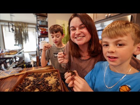 Kale Chips (a simple snack you can grow in the garden)