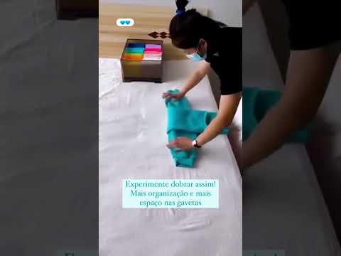 Dicas para dobrar roupas - organização e mais espaço