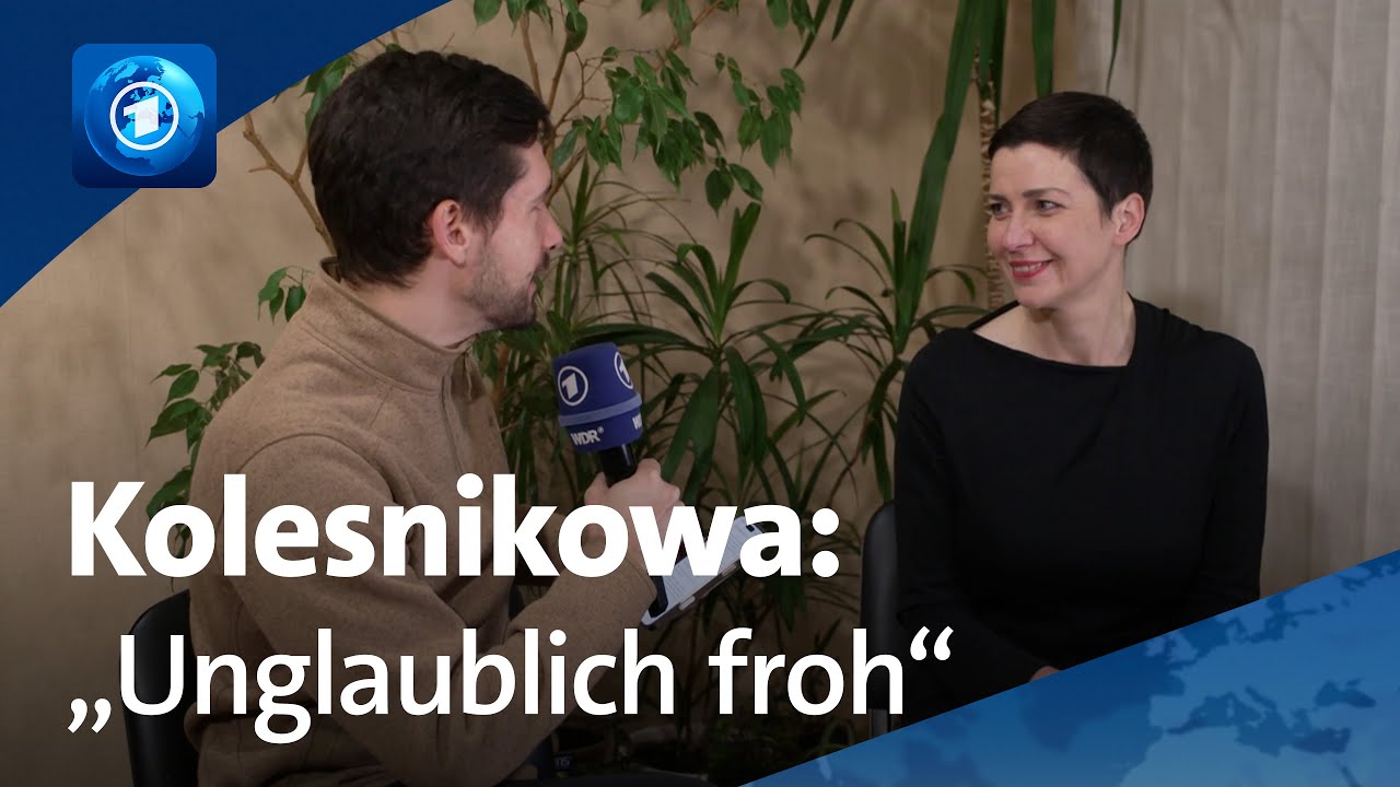 EXKLUSIV: Belarussische Oppositionelle im ersten Interview nach Freilassung | tagesthemen