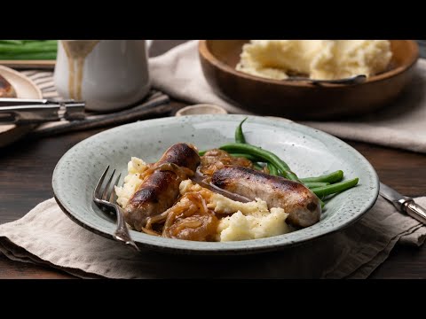 Bangers And Mash With Stout Onion Gravy Recipe