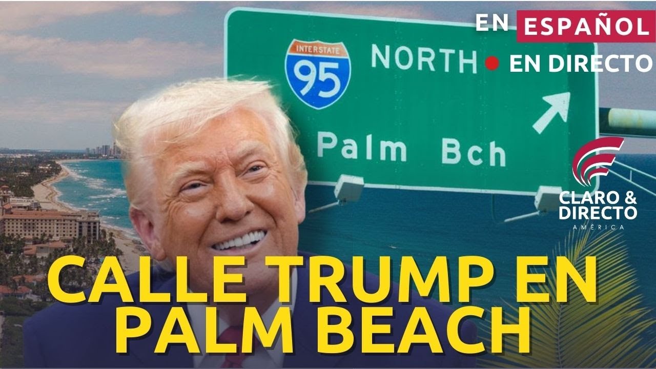 Trump es homenajeado con la inauguración del Southern Boulevard en Palm Beach, Florida [EN VIVO]