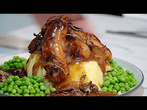 BANGERS and MASH Onion GRAVY Classic BRITISH Comfort Food
