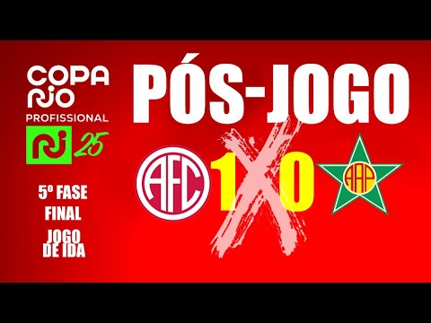 Pós-Jogo FINAL Copa Rio '25: America 1x0 Portuguesa (IDA)