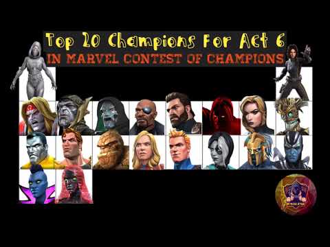 Top 20 Champions For Act 6 (July 2020) | Marvel Contest Of Champions | Do You Guys Agree?