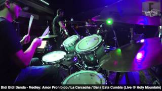Selena Tribute - Amor Prohibido/La Carcacha/Baila Esta Cumbia (Live @ Holy Mountain) - Drum Cam