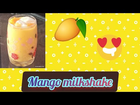 157"MANGO ECSTASY " mango milk shake made at home in 10 mins#mangolassi #summerdrink#refreshinglassi