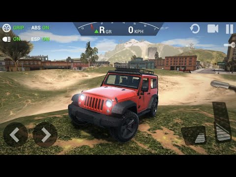 Ultimate Offroad Simulator Jeep 4x4 Drift - Red Real Driver Car - Best Android GamePlay