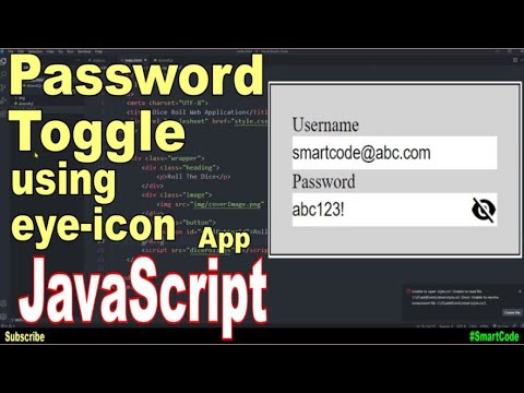 Password Toggle Using Eye Icon In Javascript Javascript Project For Students Smartcode