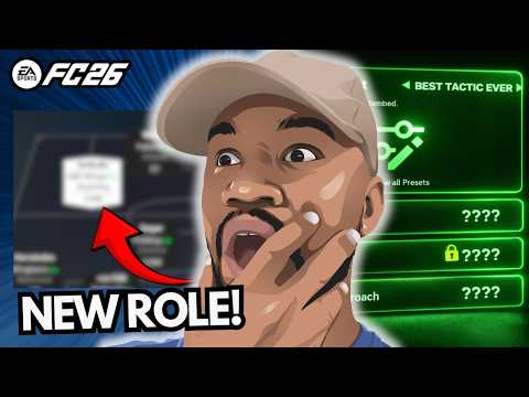 FC26 4222 CUSTOM TACTIC IS BROKEN 🤯 (NEW META ROLE!)😲🔥 | FC26 Custom Tactics