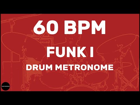 Funk | Drum Metronome Loop | 60 BPM