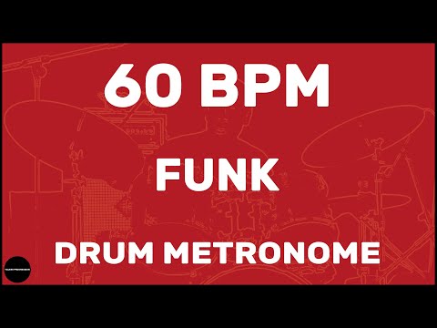 Funk | Drum Metronome Loop | 60 BPM