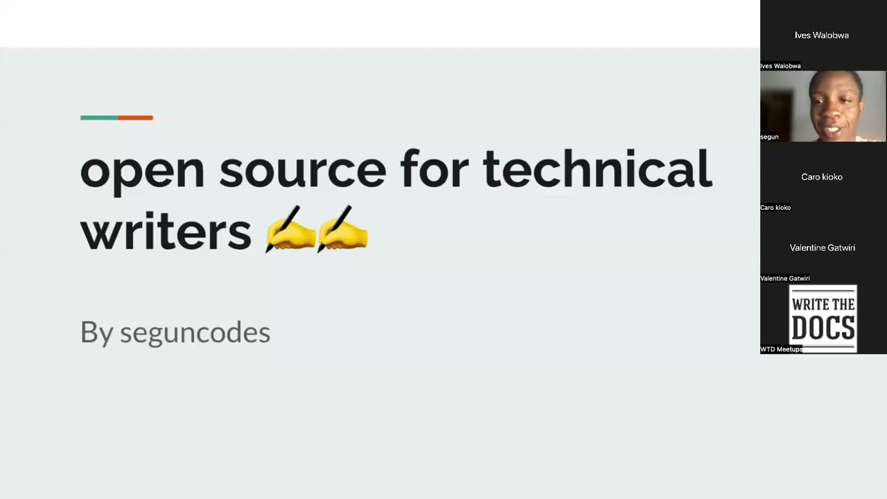 Contributing to Open Source as a Technical Writer