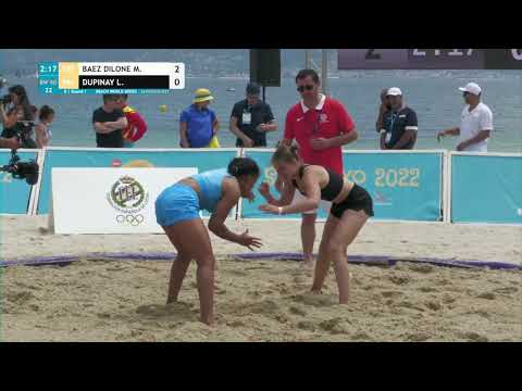 Round 1 Women's BW - 60 kg: M. BAEZ DILONE (ESP) v. L. DUPINAY (FRA)