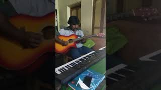 Download lagu aasai athigam vachu guitar strumming bit #shorts mp3