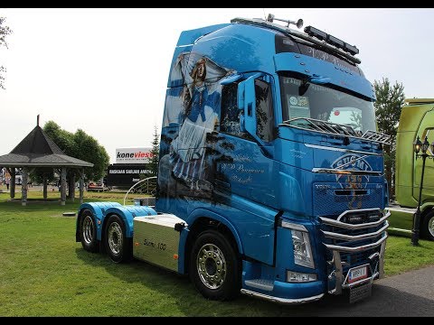 Tarinoita auton takaa - Kuljetus V-P Puurunen ja Suomi 100 -teemainen Volvo FH