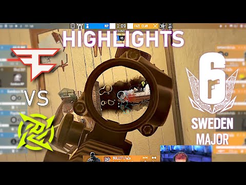 EPIC GRAND FINAL! FaZe vs NIP - HIGHLIGHTS - Grand Final - Sweden Major 2021 - R6 Esport
