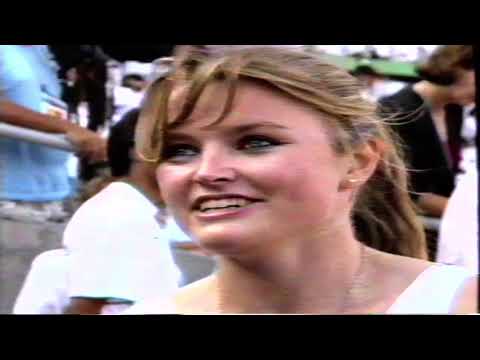 1992 Women's Athletics 200m Semi-Finals Melinda Gainsford Interview Australia v Poland Soccer