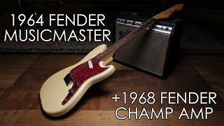 Video thumbnail for "Pick of the Day" - 1964 Fender Musicmaster and 1968 Champ Amp by Emerald City Guitars