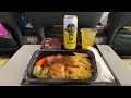 Eating Premium Class On A Budget Airline