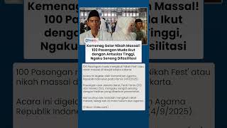 100 Pasangan Muda Ikut Nikah Fest dari Kemenag di Masjid Istiqlal Jakarta, Warga: Yang Penting Sah