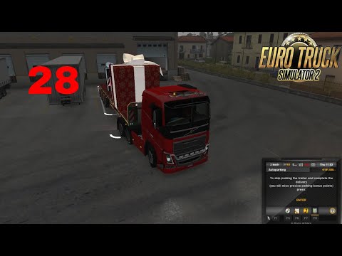 Let's Play Euro Truck Simulator 2 - Italia DLC Part 28 Nice - Ancona Gift Delivery