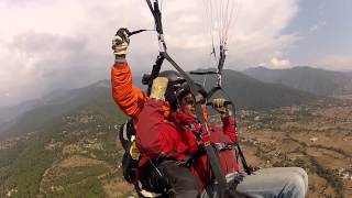 preview picture of video 'Tandum and ACRO Paragliding with Debu Chaudhaury'