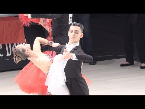 Roy Kricheli - Mariia Riabushkina AUT, Slow Foxtrot | World Championship Junior II Standard