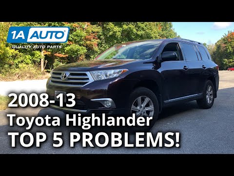 12 Toyota Highlander Code P1604 03 22