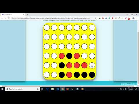 Connect 4 Game Using Html Css And Javascript With Source Code