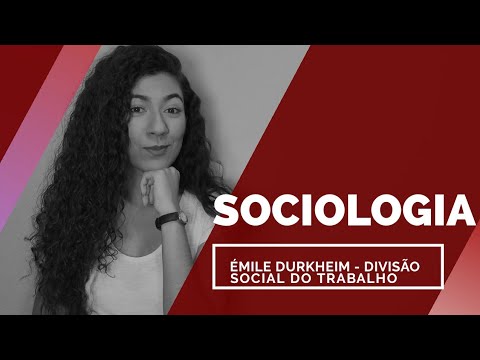 Émile Durkheim - Divisão Social do Trabalho (Aula 4)