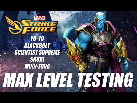 Ultimus VII Max Level Testing - Amazing New Raid Team (Edited version) - Marvel Strike Force