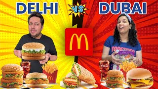 Delhi Vs Dubai ka McDonald's ka Vegetarian Menu | Hmm