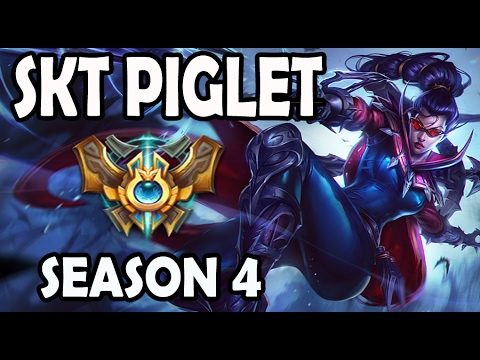SKT T1 Piglet Vayne vs Tristana Ad Carry Ranked Challenger Korea SoloQ