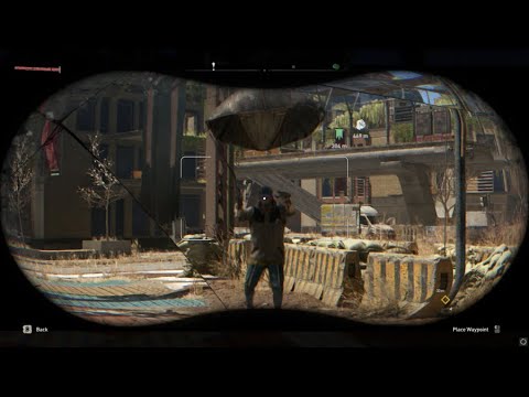 Dying light 2: flying right through the door with the Paraglider...