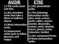 Passe Compose: etre or avoir?