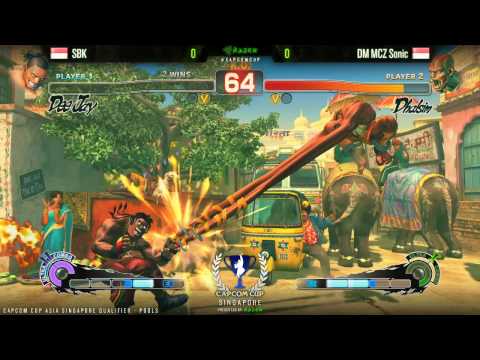 SSF4AE SBK vs DM MCZ Sonic  - CAPCOM-Cup Asia SINGAPORE Qualifiers