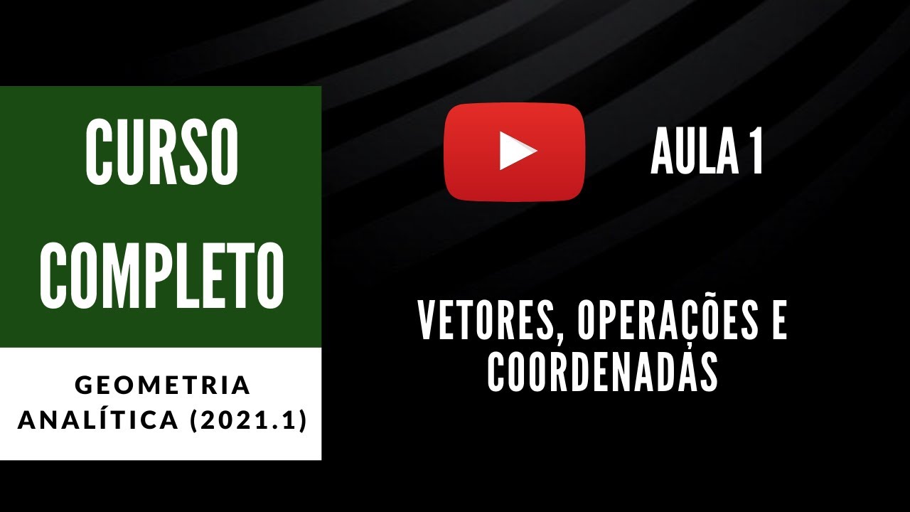 Aula 1 - Vetores, operações e coordenadas