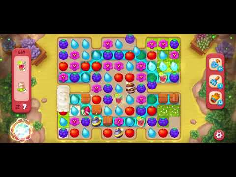 Gardenscapes - level 669 - hard level