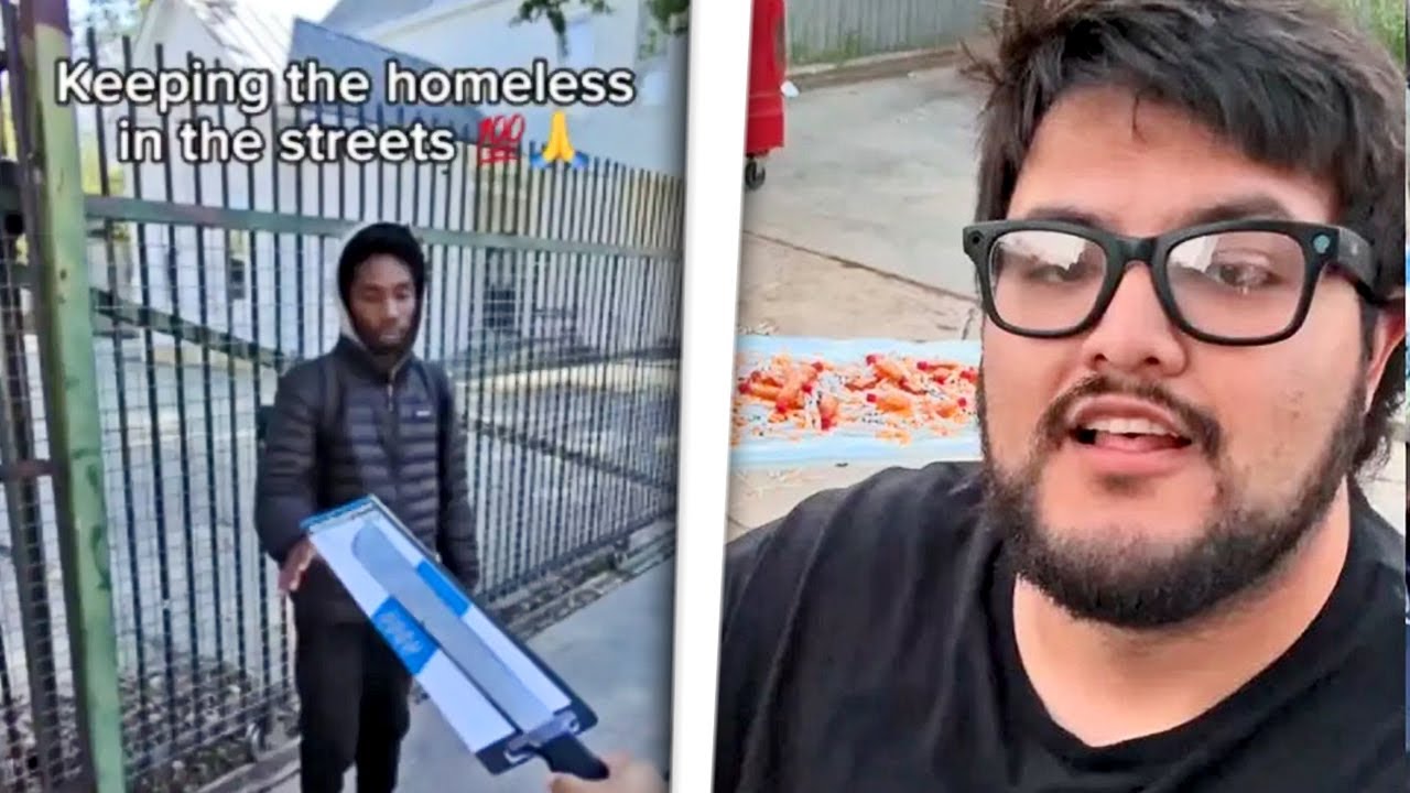 TIKTOKER REGALA MACHETES A HOMELESS EN ESTADOS UNIDOS Y DESATA LA LOCURA