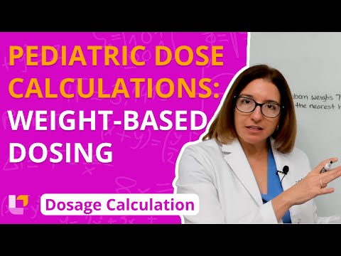 Weight Based Dosing: Pediatric Dosage Calculation for Nursing Students | @LevelUpRN