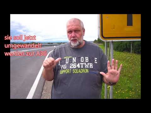 Aus der B6 wird A36 mit Gebärdensprache