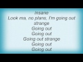 Rollins Band - Going Out Strange Lyrics