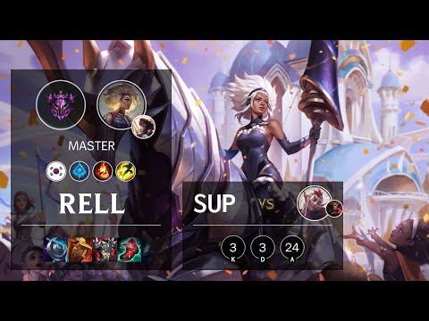 Rell Support vs Rakan - KR Master Patch 11.24