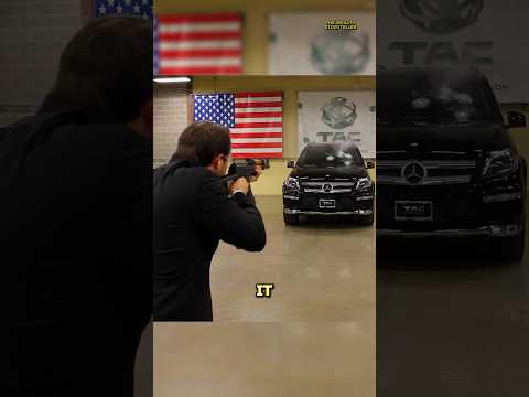 Bulletproof Glass Test with AK-47 Live Fire! #shorts